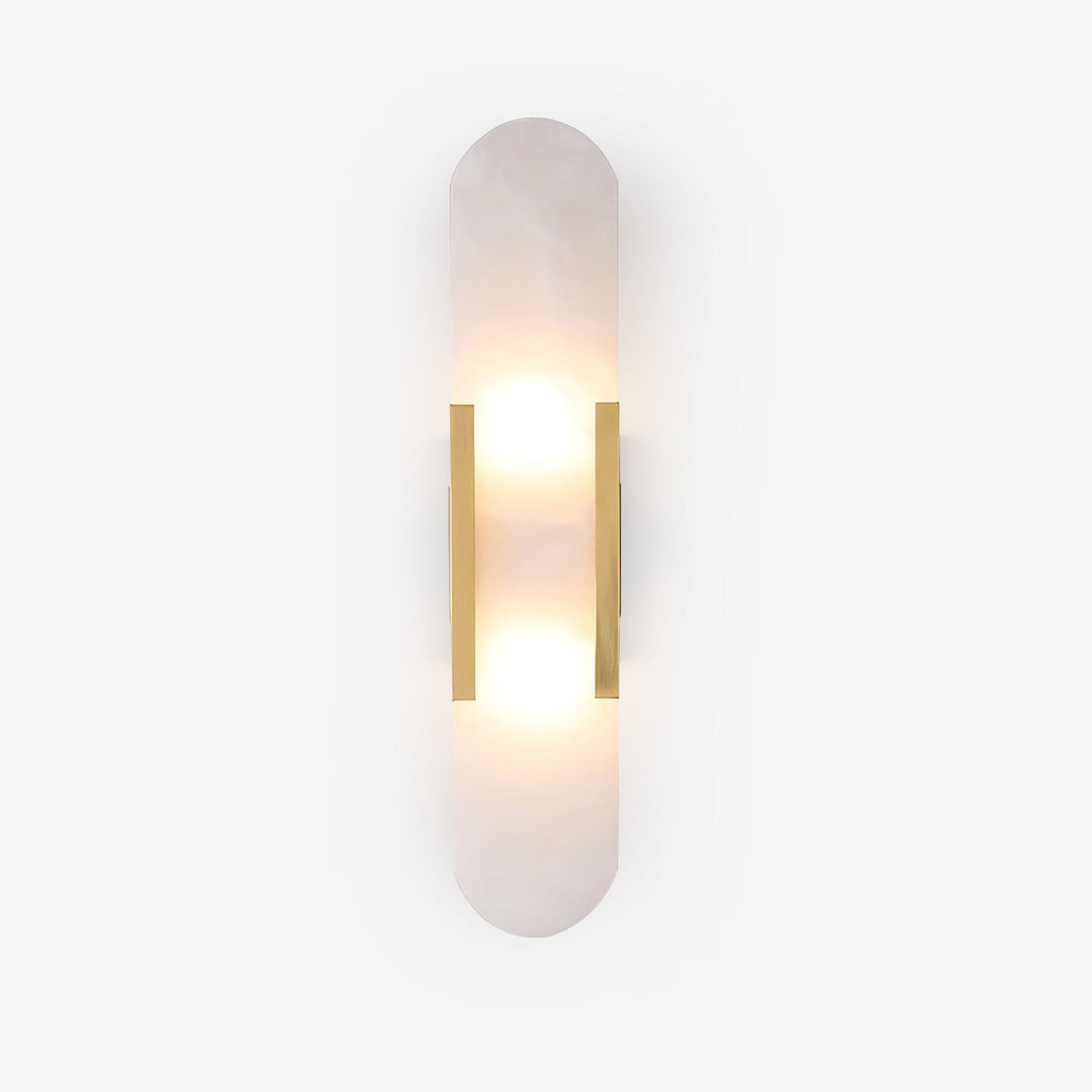 AlabasterGlow | Elegant Handcrafted Alabaster Wall Sconce Lighting 1