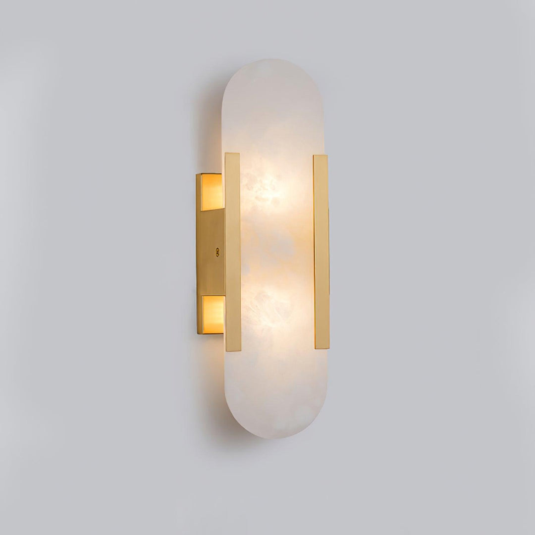 AlabasterGlow | Elegant Handcrafted Alabaster Wall Sconce Lighting 11