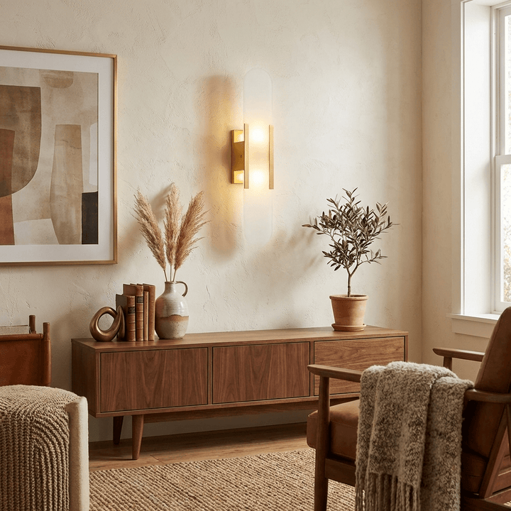 AlabasterGlow | Elegant Handcrafted Alabaster Wall Sconce Lighting 5