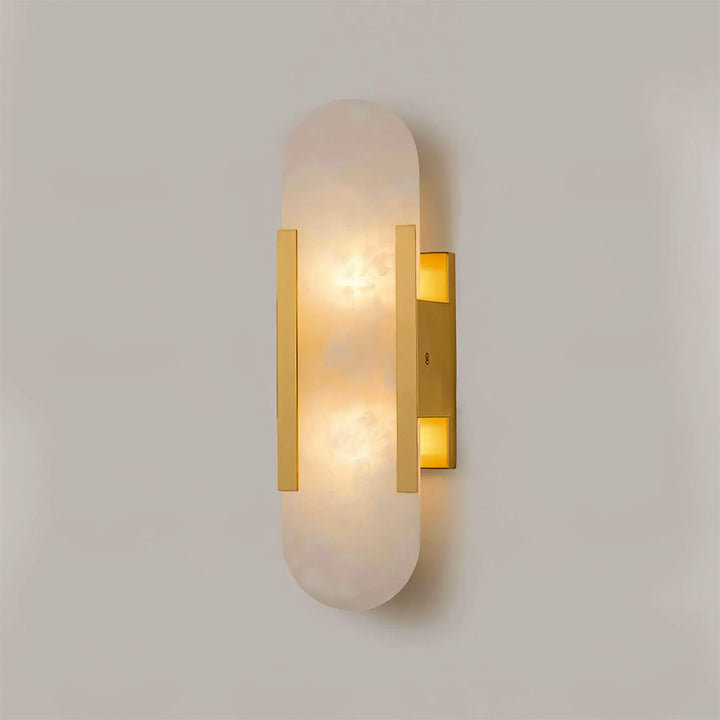 AlabasterGlow | Elegant Handcrafted Alabaster Wall Sconce Lighting 9