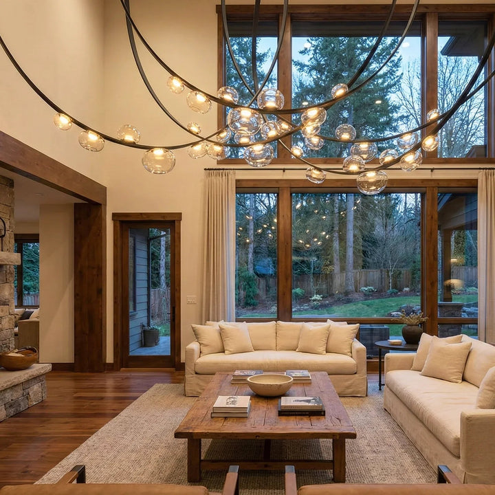 Dewara | Elegant Artistic Glass Kitchen Pendant Lighting Fixture 11