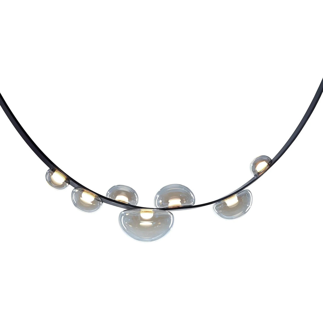 Dewara | Elegant Artistic Glass Kitchen Pendant Lighting Fixture 13