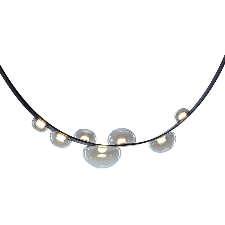 Dewara | Elegant Artistic Glass Kitchen Pendant Lighting Fixture 13