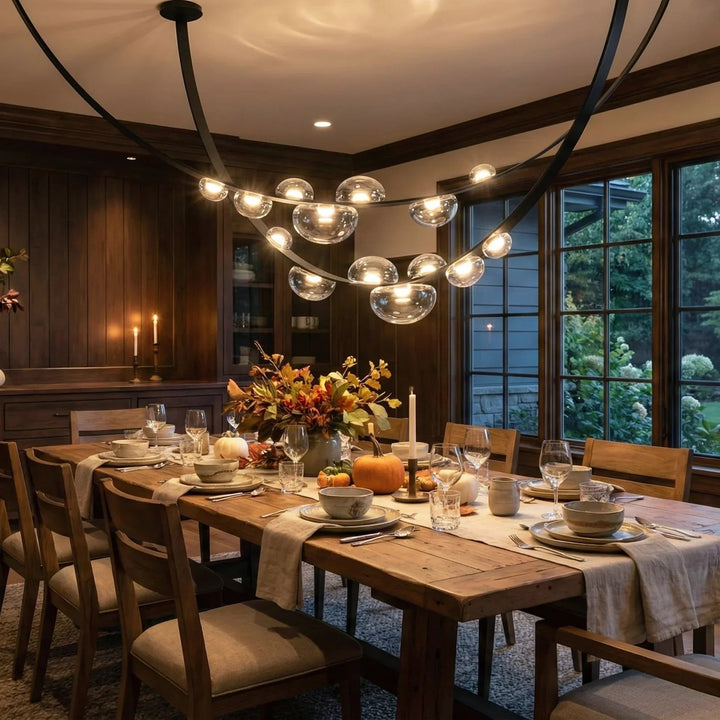 Dewara | Elegant Artistic Glass Kitchen Pendant Lighting Fixture 2