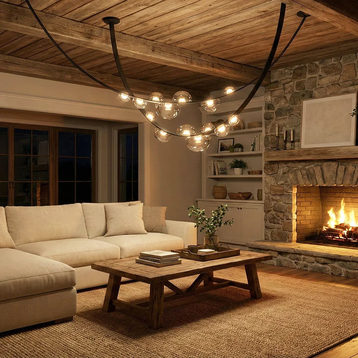 Dewara | Elegant Artistic Glass Kitchen Pendant Lighting Fixture 3