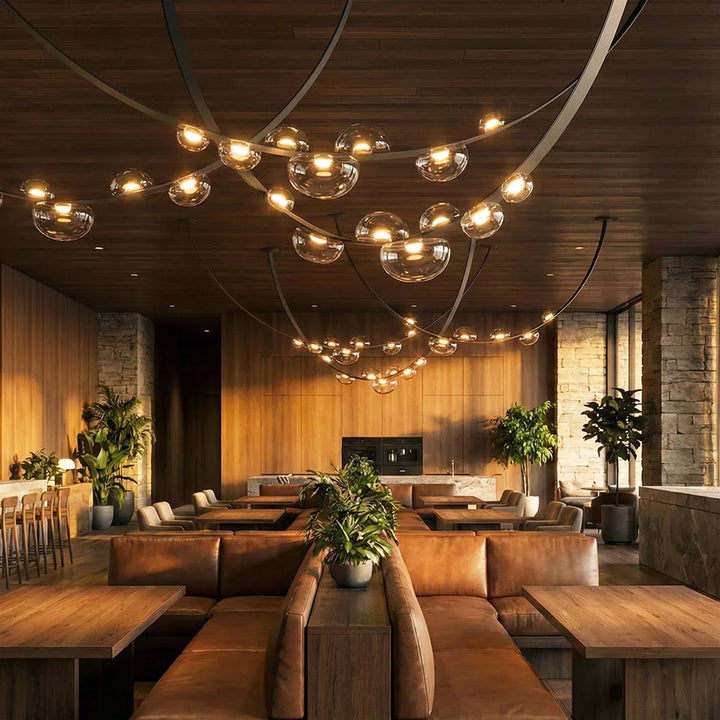 Dewara | Elegant Artistic Glass Kitchen Pendant Lighting Fixture 5