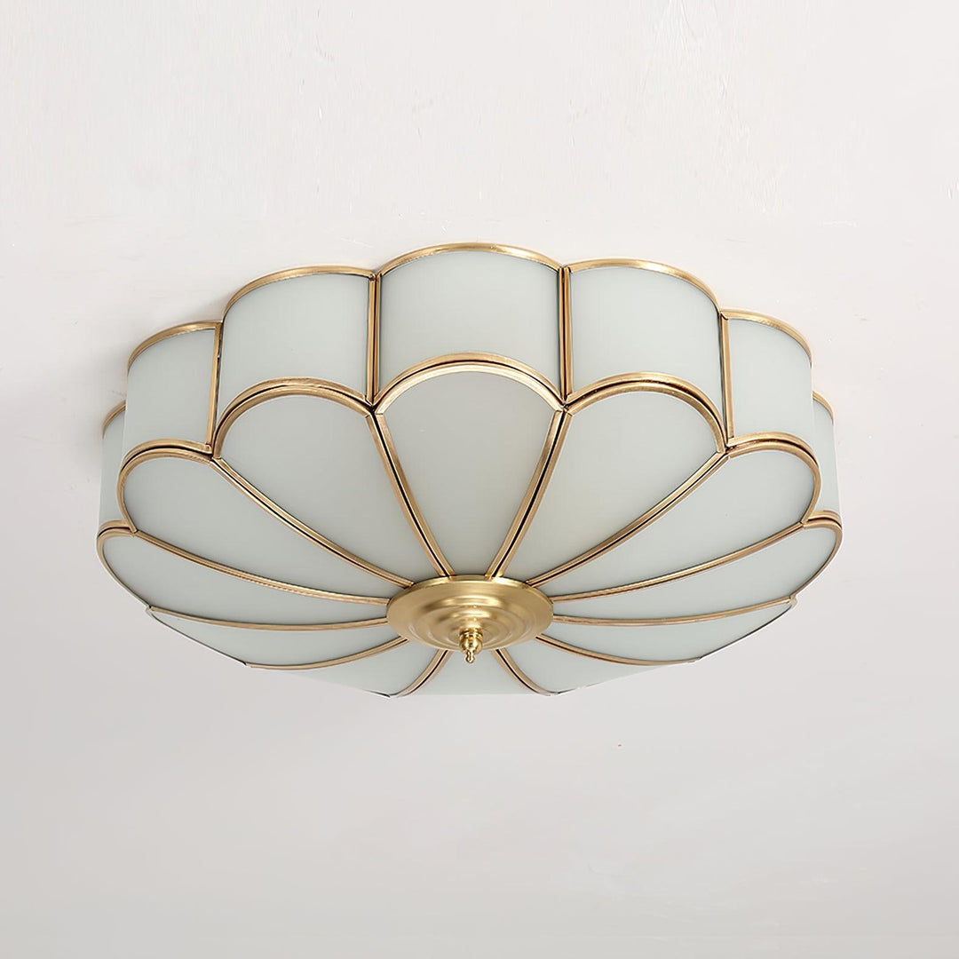 FloraGlow | Elegant Frosted Glass Modern Ceiling Light Fixture 0