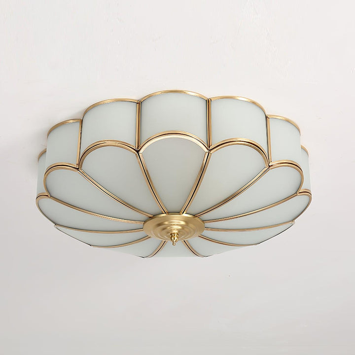 FloraGlow | Elegant Frosted Glass Modern Ceiling Light Fixture 0