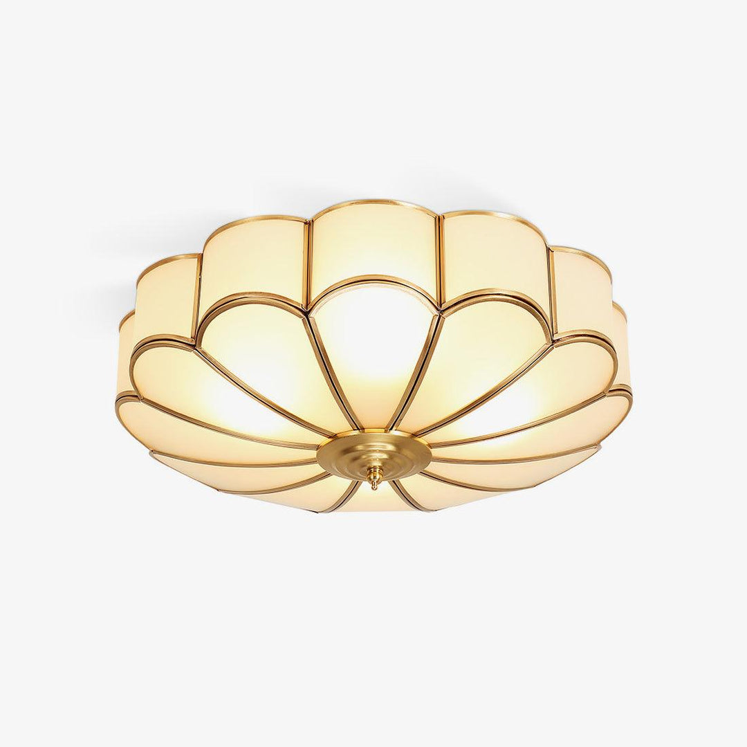 FloraGlow | Elegant Frosted Glass Modern Ceiling Light Fixture 1