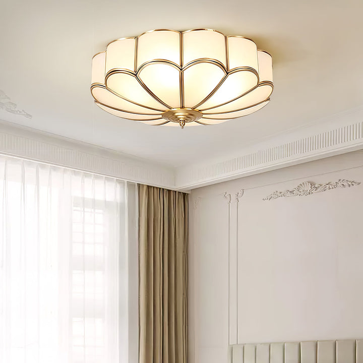 FloraGlow | Elegant Frosted Glass Modern Ceiling Light Fixture 7