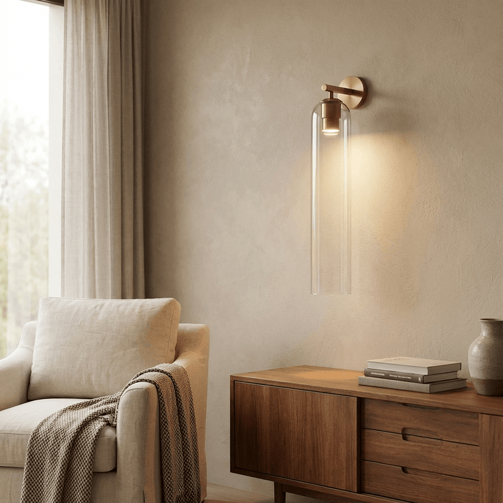 Luminara | Elegant Artistic Glass Wall Sconce Lighting Fixture 6