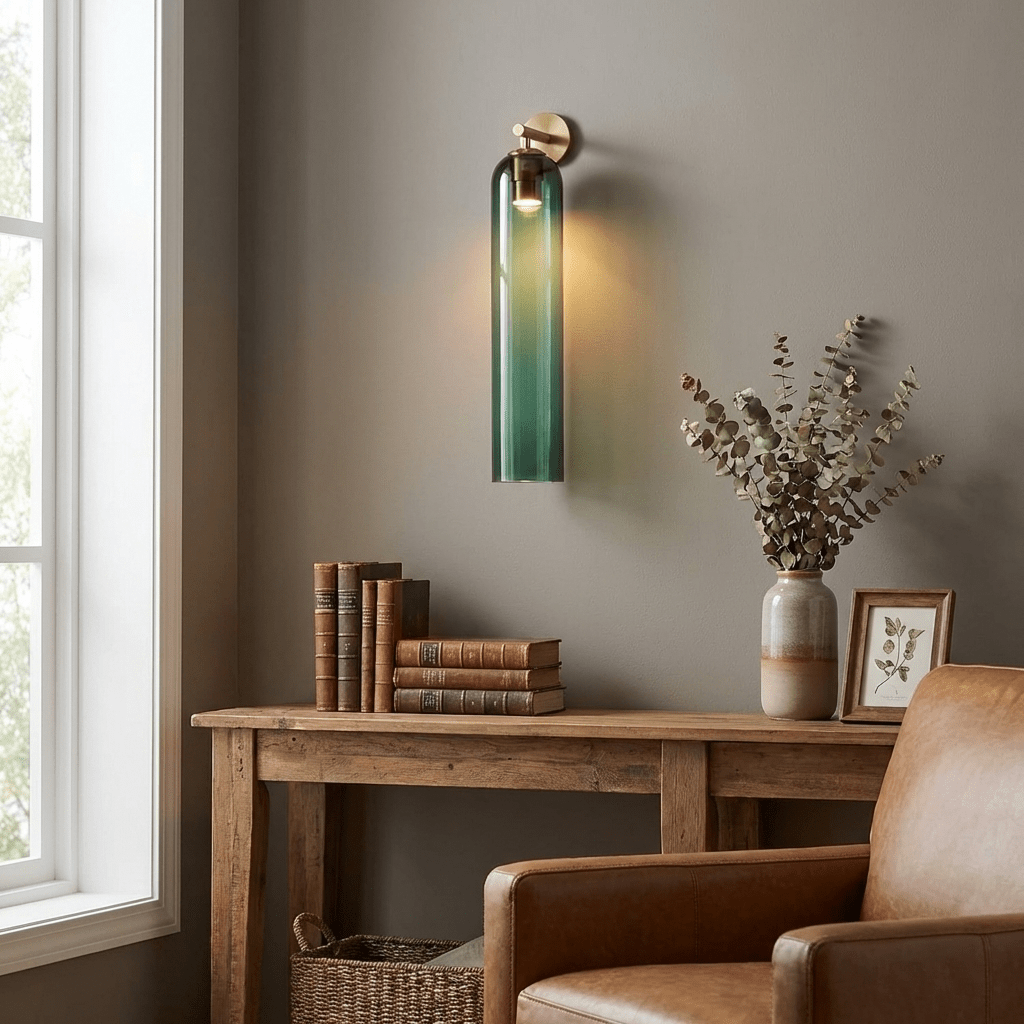 Luminara | Elegant Artistic Glass Wall Sconce Lighting Fixture 7