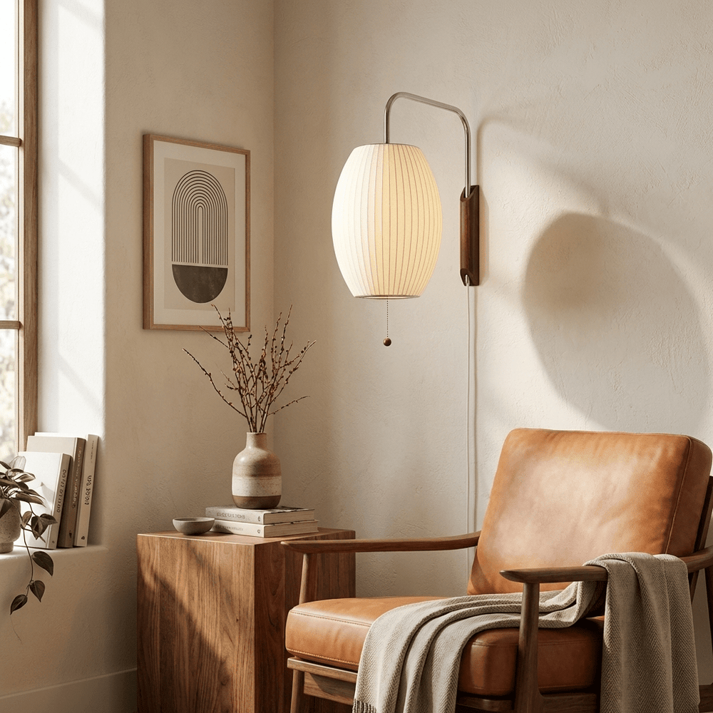 Lunara | Elegant Adjustable Plug-In Wall Sconce Light Fixture 2