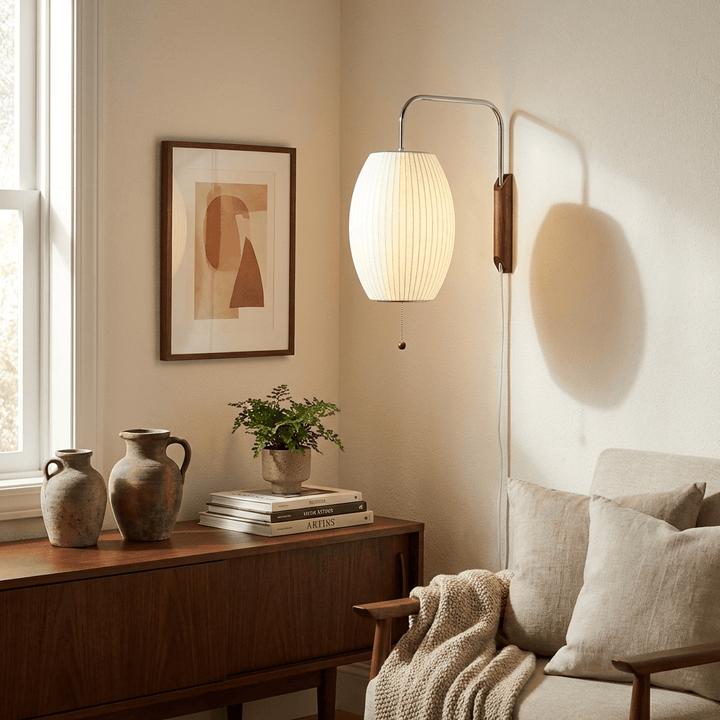 Lunara | Elegant Adjustable Plug-In Wall Sconce Light Fixture 4