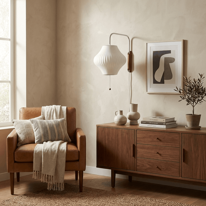 Lunara | Elegant Adjustable Plug-In Wall Sconce Light Fixture 6