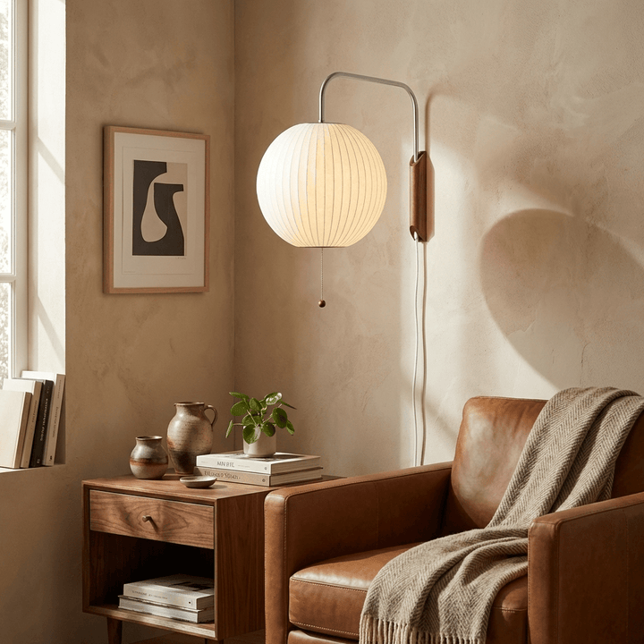 Lunara | Elegant Adjustable Plug-In Wall Sconce Light Fixture 8