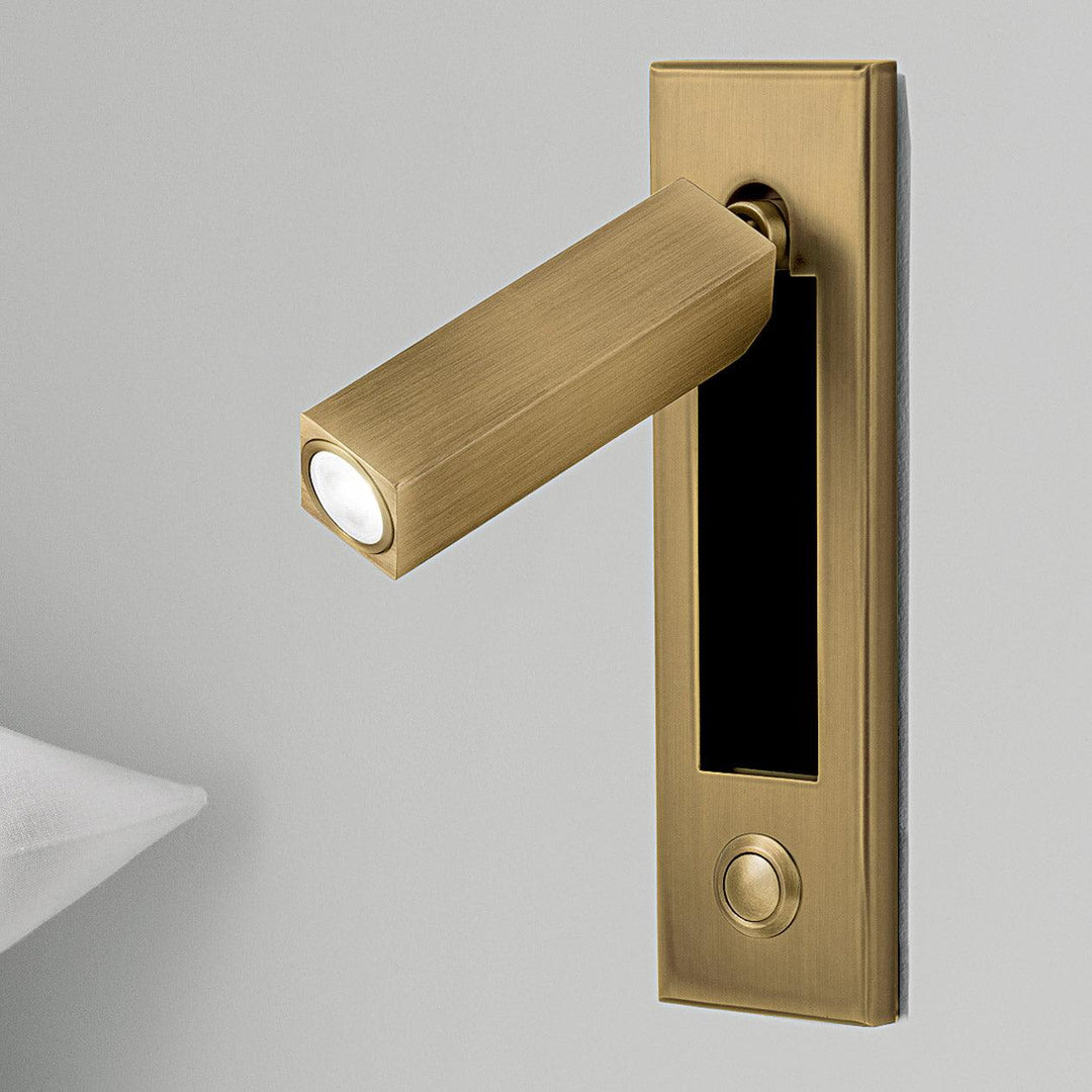 Lunara | Modern Elegant Metal Glass Bedside Wall Sconce Light 16