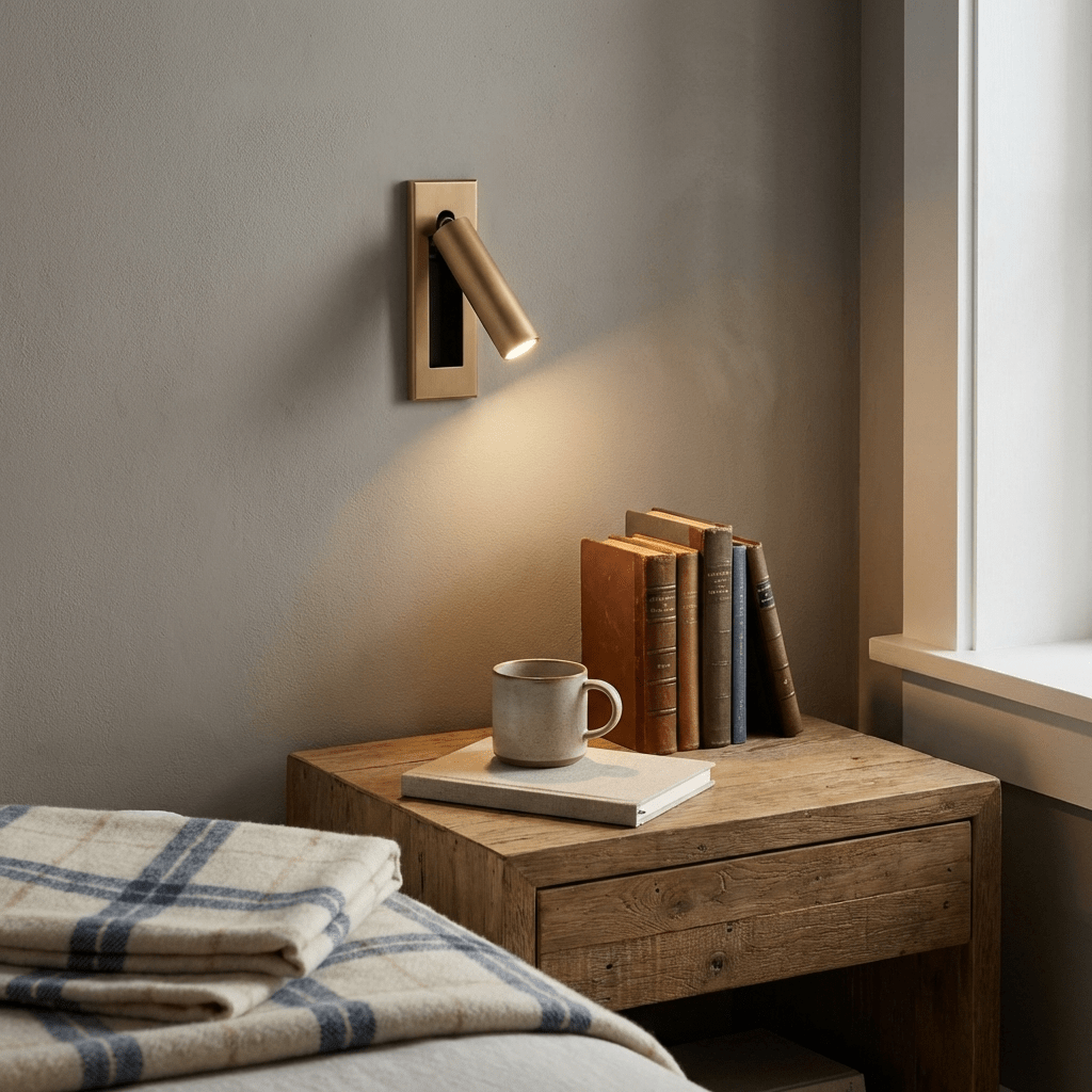 Lunara | Modern Elegant Metal Glass Bedside Wall Sconce Light 2