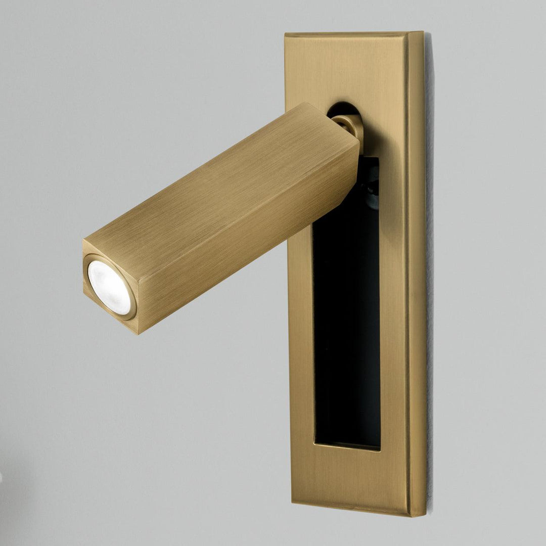 Lunara | Modern Elegant Metal Glass Bedside Wall Sconce Light 9