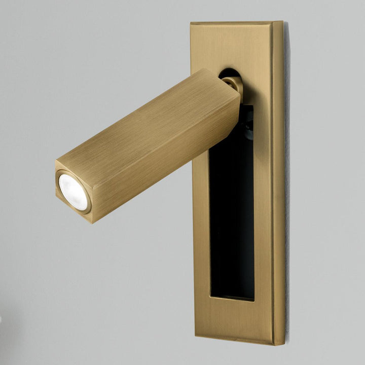 Lunara | Modern Elegant Metal Glass Bedside Wall Sconce Light 9