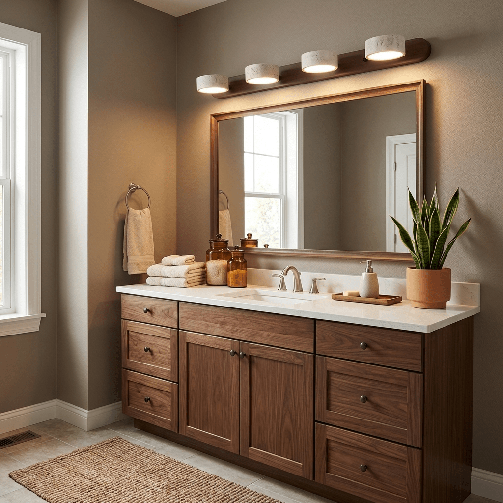 TravertineGlow | Stylish Modern Dual Wall Sconces Light Fixture 3